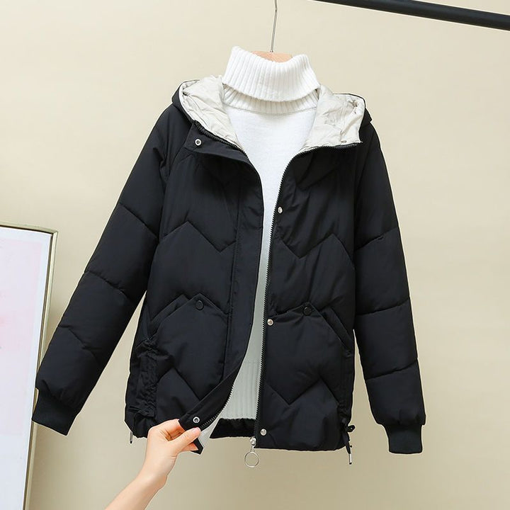 Women's Winter Loose Fashion Short Cotton Coat-Jackets-Zishirts