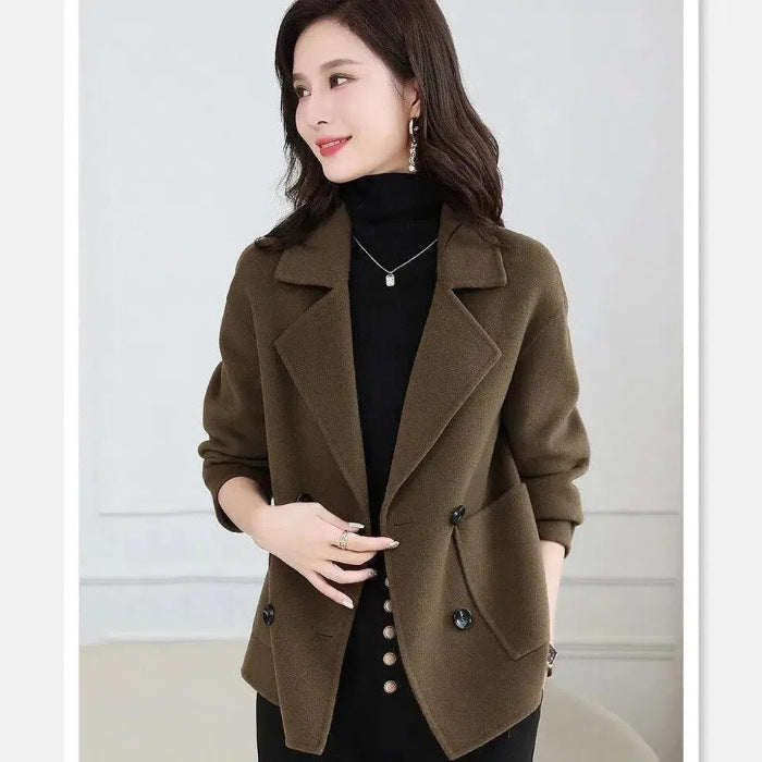 Korean Version Medium Length Loose Fitting Jacket For Women-Women's Outerwear 2023-Zishirts