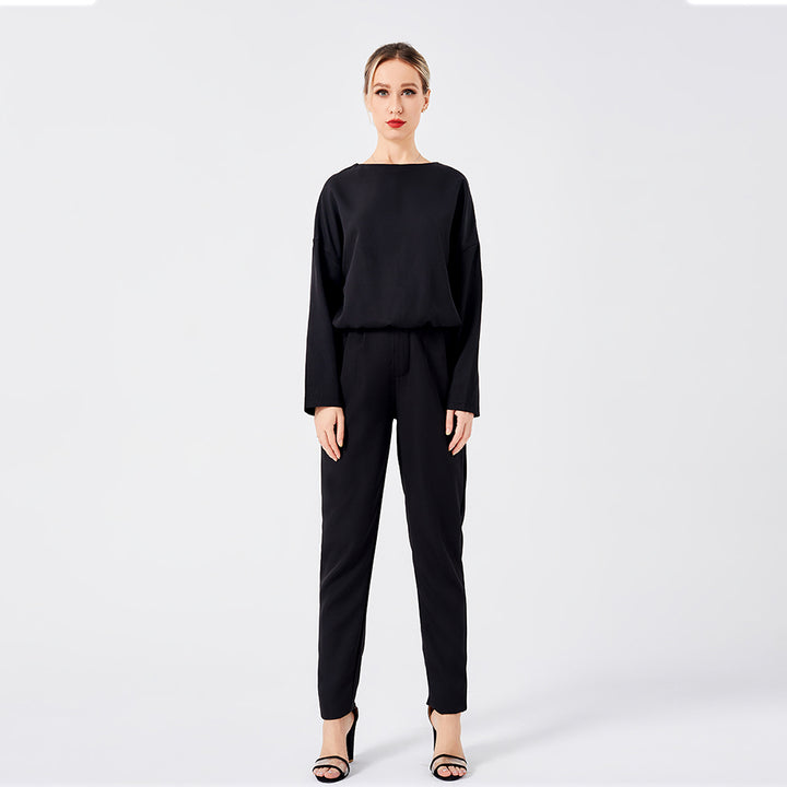 Sweater Two Piece Long Pants Set-Suits & Sets-Zishirts