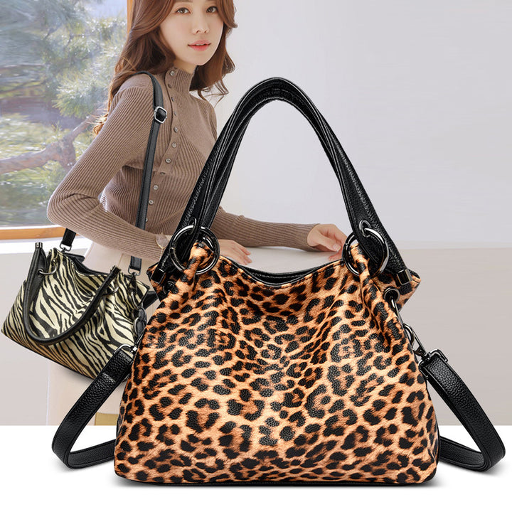 Leopard Zebra Print Women's Trendy Crossbody Bag-Women's Bags-Zishirts