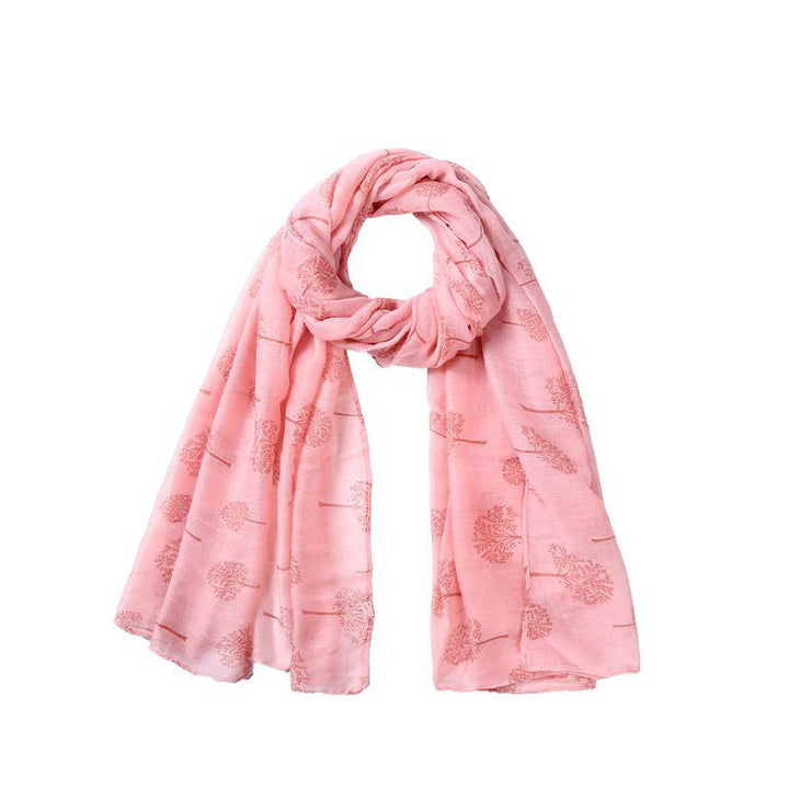 Women's Temperament Fashion Lucky Tree Print Scarf Shawl-Scarves & Wraps-Zishirts