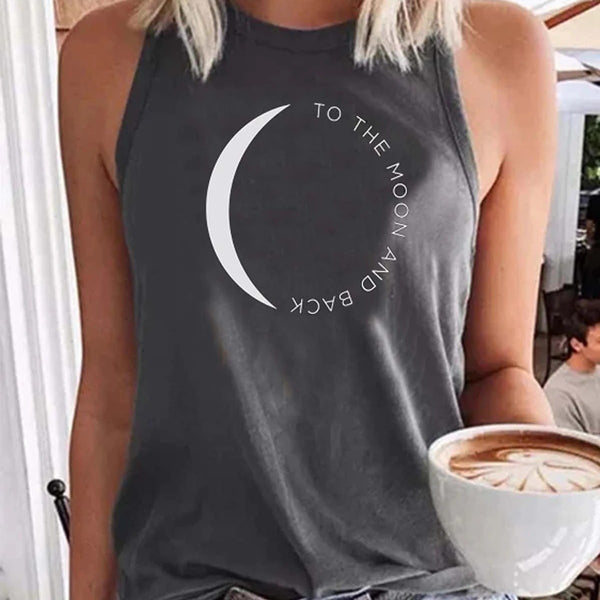 Summer Printed Round Neck Short Sleeve T-shirt New Vest-Blouses & Shirts-Zishirts