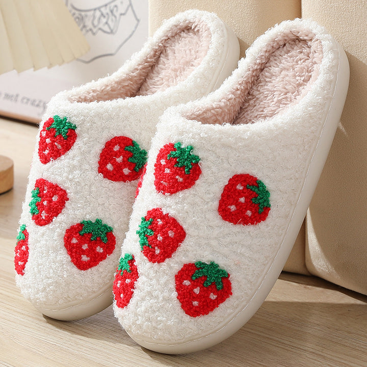 Winter Cute Cartoon Home Cotton Slippers-Womens Footwear-Zishirts