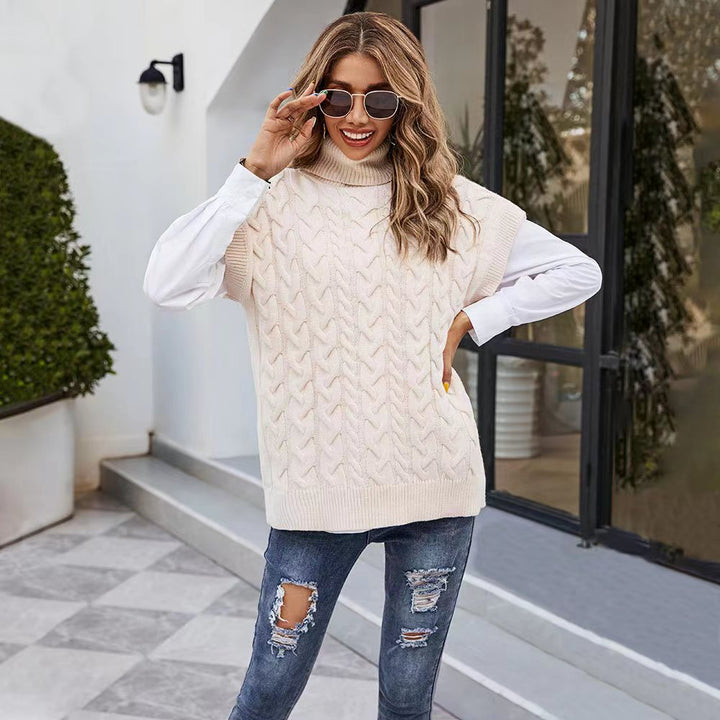 Women's Loose Batwing Sleeve Sweater-Sweaters-Zishirts