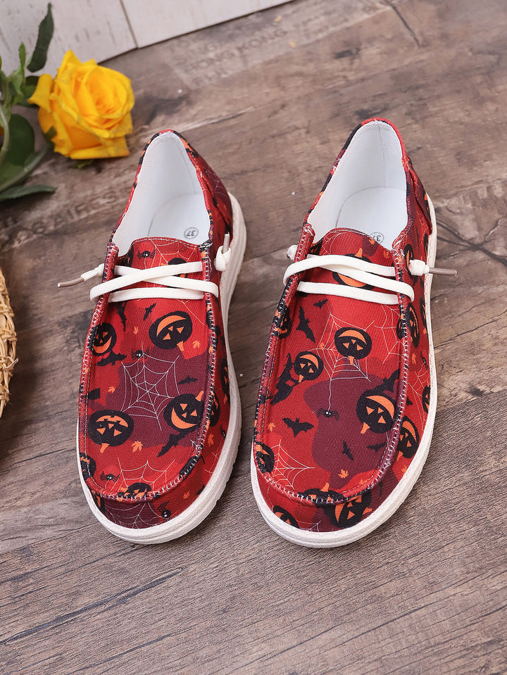 Women's Fashion Casual Printing Canvas Shoes-Womens Footwear-Zishirts