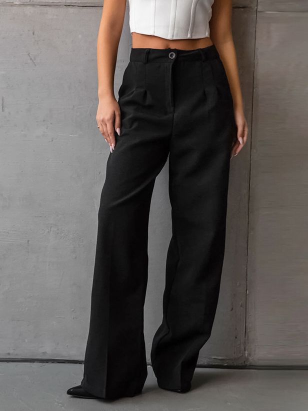 Women's Fashionable Casual Versatile High Waist Casual Pants-Suits & Sets-Zishirts