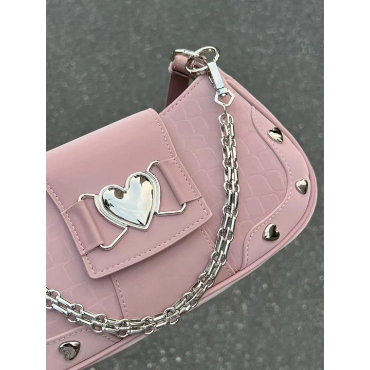 Cute Underarm Bag Sweet Girl Versatile Niche Design-Women's Bags-Zishirts