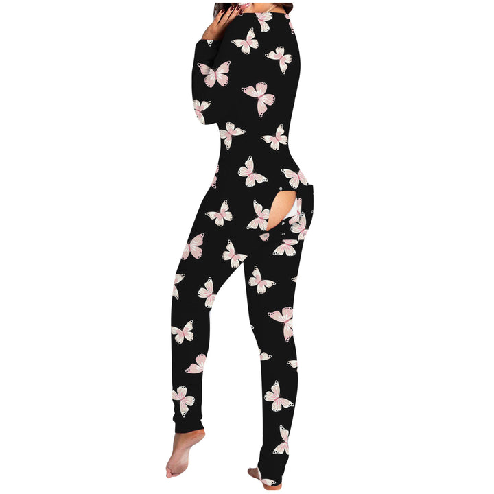 Women's Button Flip Adult Pajamas-Women's Outerwear 2023-Zishirts