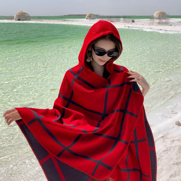 Ethnic Style Outdoor Grassland Desert Shawl-Scarves & Wraps-Zishirts