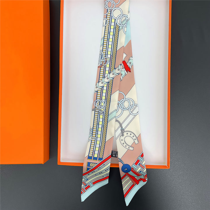 Women's Elegant Professional Duplex Printing Silk Scarf-Scarves & Wraps-Zishirts