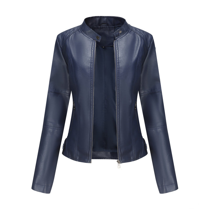 European And American Women's Leather Jackets-Jackets-Zishirts