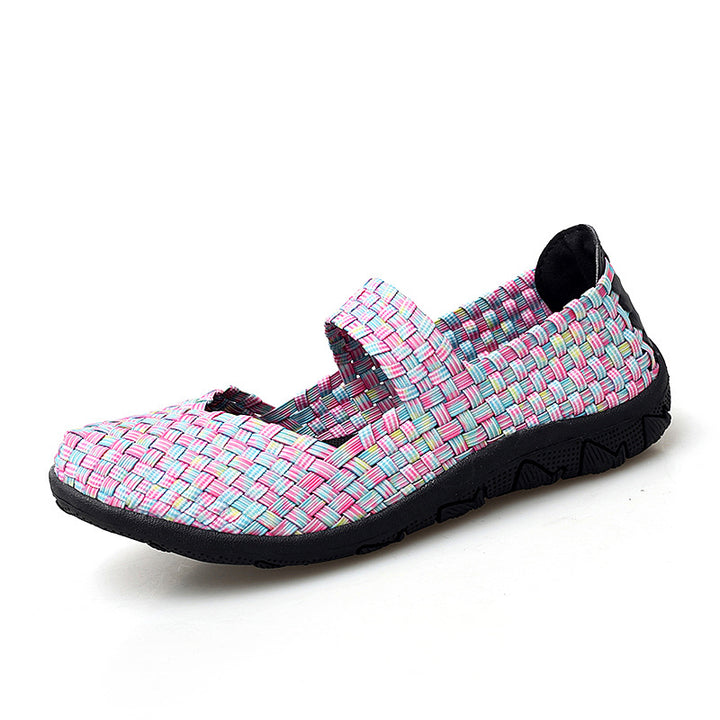 Lightweight Braided Shoes Women's Sports Mesh Surface Shoes-Womens Footwear-Zishirts