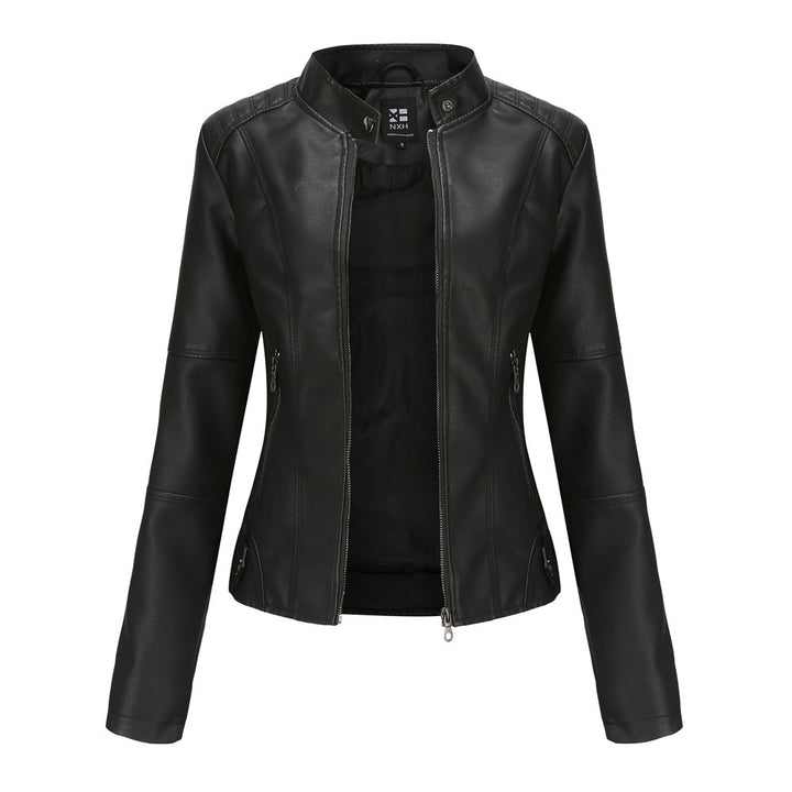 European And American Women's Leather Jackets-Jackets-Zishirts