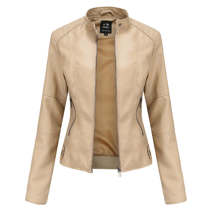 European And American Women's Leather Jackets-Jackets-Zishirts