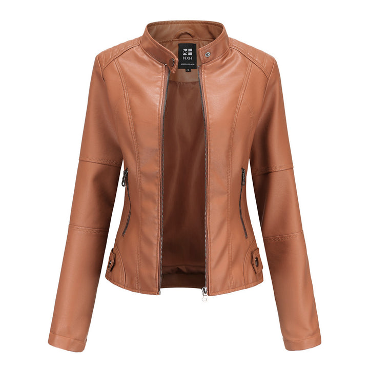 European And American Women's Leather Jackets-Jackets-Zishirts