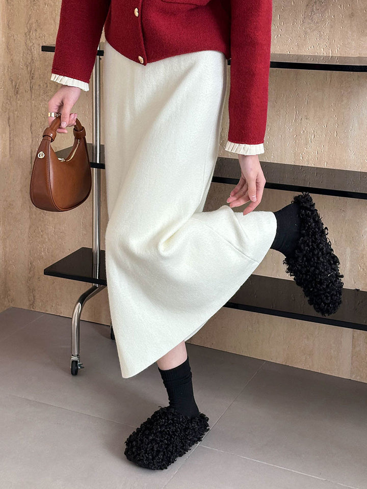 Winter Korean Style A- Line Skirt Slim Fit Slimming And Fashionable-Women's Outerwear 2023-Zishirts