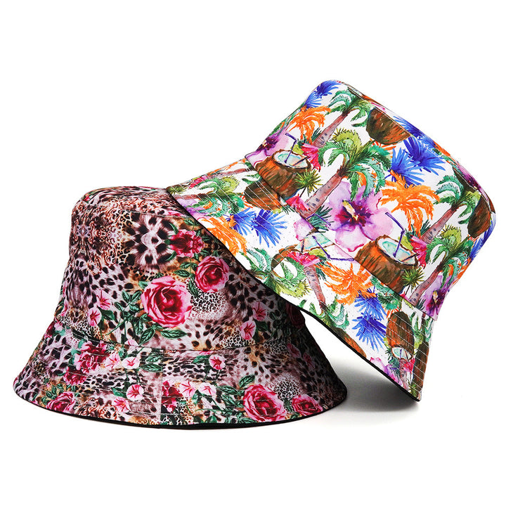 Women's European And American Fashionable Printed Sun Hat-Women's Outerwear 2023-Zishirts