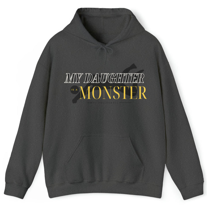 My Daughter Is A Strange Creature Hooded Sweatshirt-Women's Outerwear 2023-Zishirts