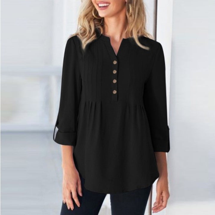 Women's Fashion Casual Solid Color Shirt-Women's Outerwear 2023-Zishirts