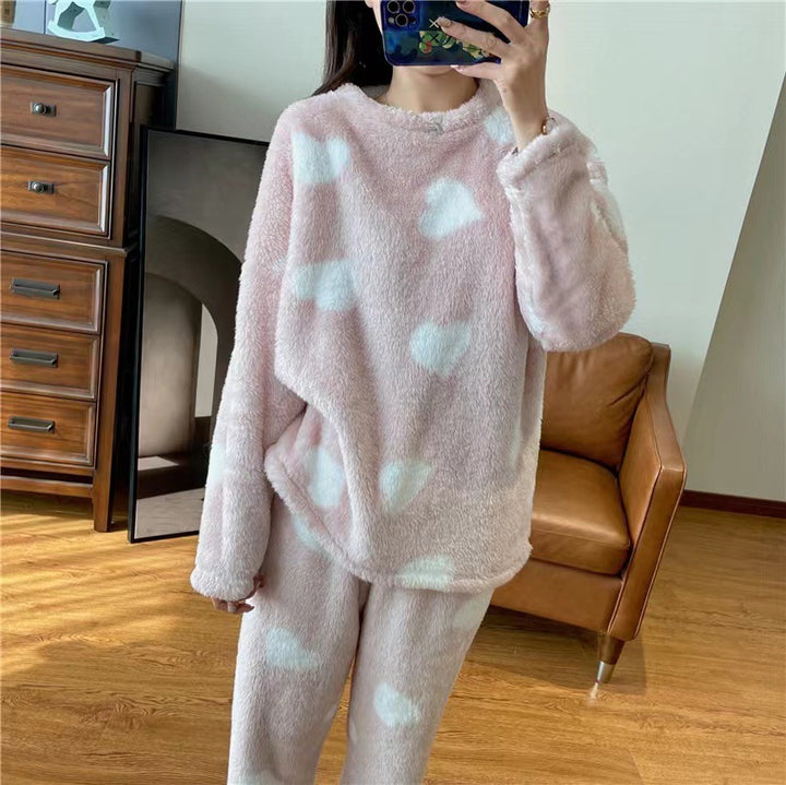 Big Love Loose-fitting Women's Pajamas Homewear Suit-Women's Outerwear 2023-Zishirts