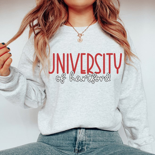 University Of Hartford Sweatshirt-Women's Outerwear 2023-Zishirts