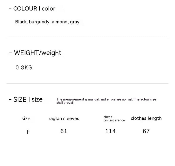 Loose High Collar Bottoming Sweater Korean Simple Top For Women-Women's Outerwear 2023-Zishirts