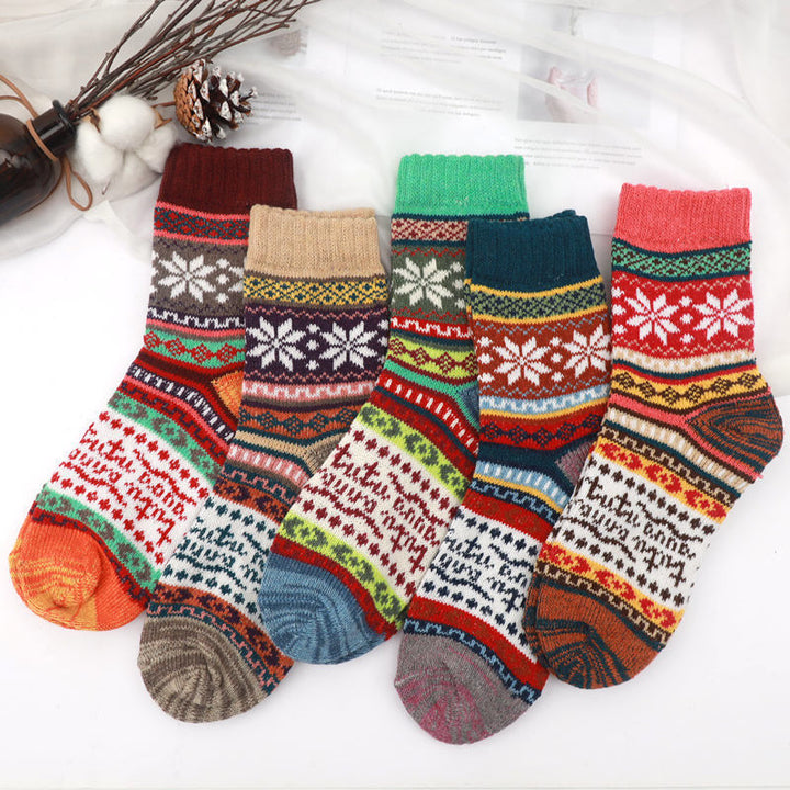 Women's Fashion Personalized Knitted Woolen Yarn Socks-Women's Outerwear 2023-Zishirts