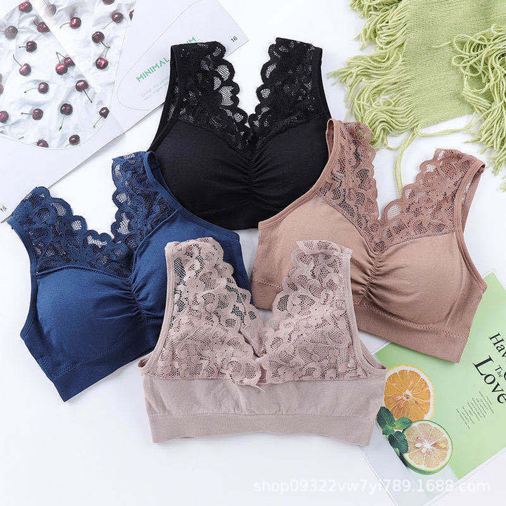 Fashion Back Lace Bra Underwear Women-Women's Outerwear 2023-Zishirts