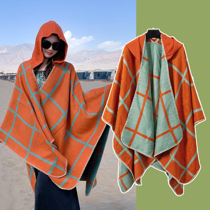 Ethnic Style Outdoor Grassland Desert Shawl-Scarves & Wraps-Zishirts