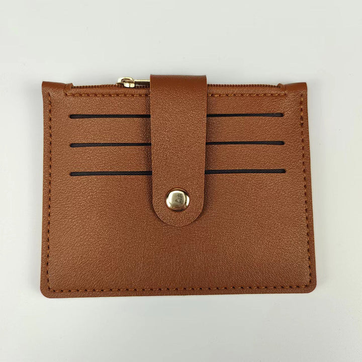 Short Small Card Holder Certificate Holder Women With Zipper-Women's Bags-Zishirts