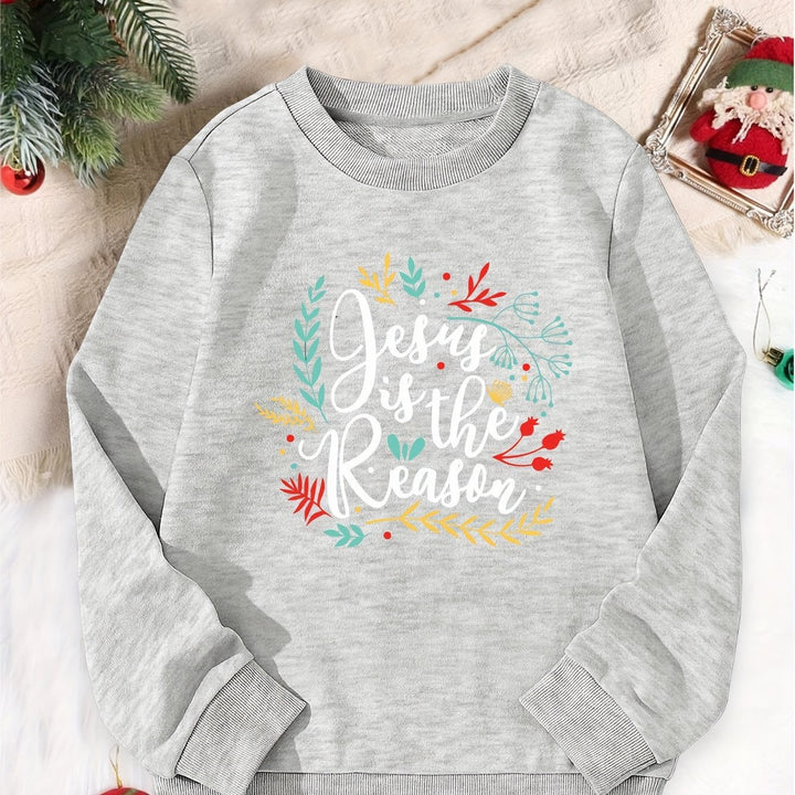 Christmas Season Printed Girls' Sports Sweater-Women's Outerwear 2023-Zishirts