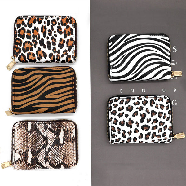 Animal Pattern Series Expanding Card Holder-Women's Bags-Zishirts