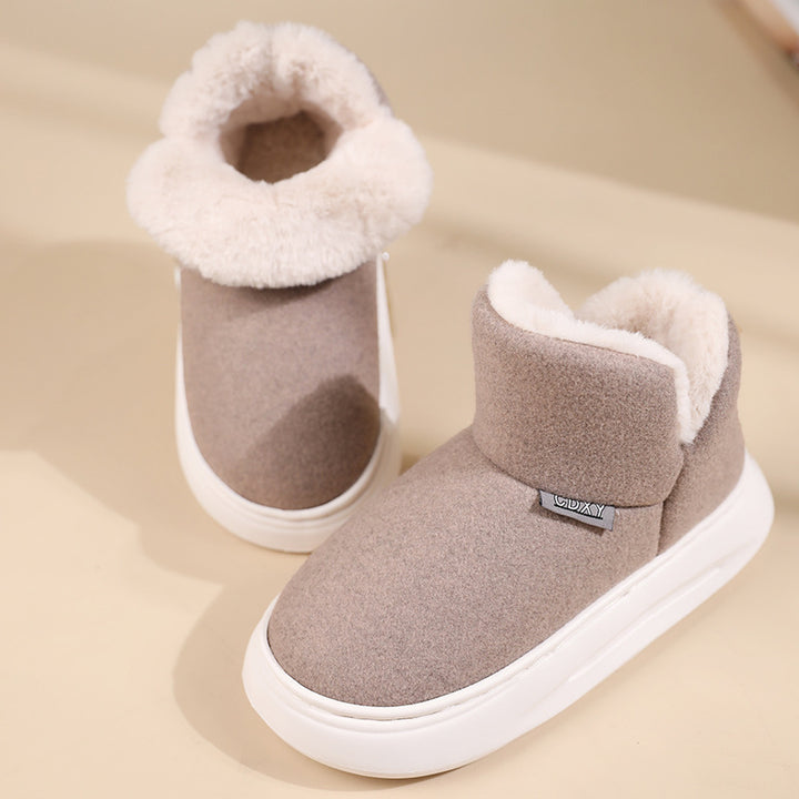 Winter Cotton Slippers Thick Casual Thick-Womens Footwear-Zishirts