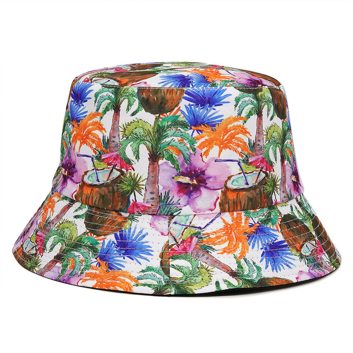 Women's European And American Fashionable Printed Sun Hat-Women's Outerwear 2023-Zishirts