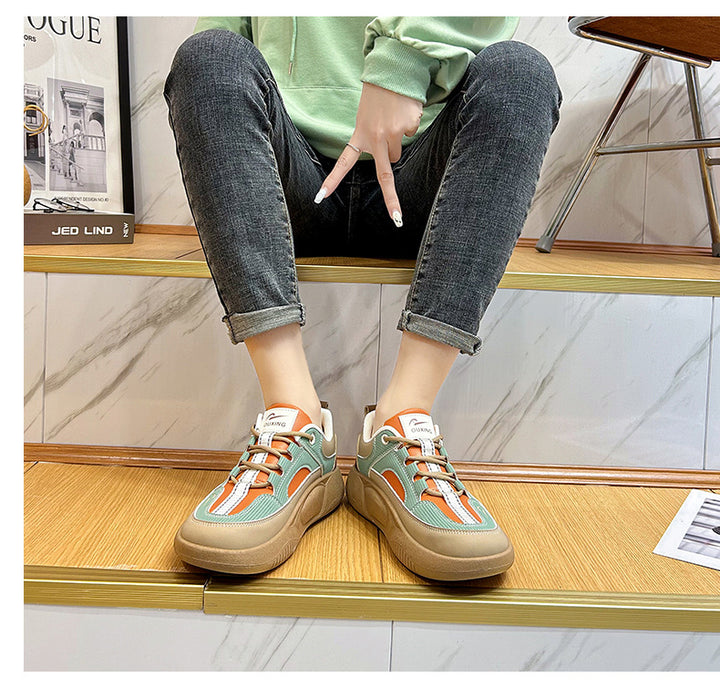 All-matching Women's Casual Flat Shoes Thick Bottom-Womens Footwear-Zishirts