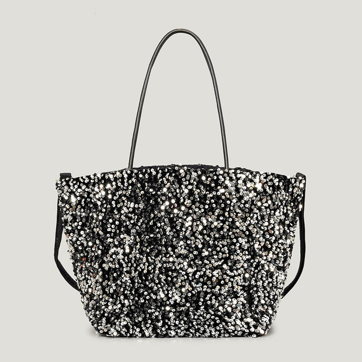 Autumn And Winter Super Flash Sequin Tote Bag Female Bling Sequins-Women's Bags-Zishirts