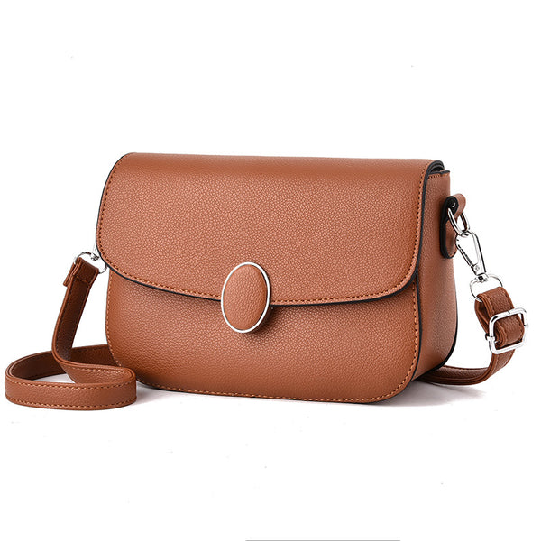 Women's Shoulder Bags Solid Color Small Square Bag Messenger Flap Bag-Women's Bags-Zishirts