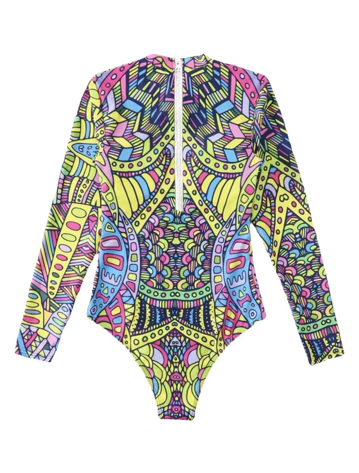 2023 New One-piece Printed Swimsuit-Womens 2024 March-Zishirts