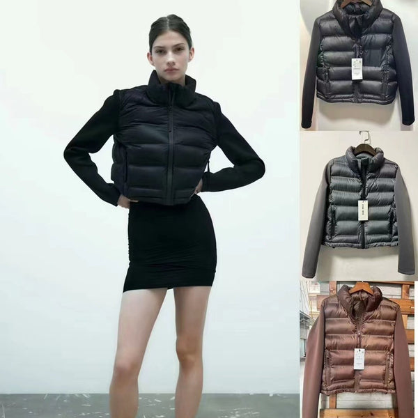 Women's Fashion Petite Cotton-padded Coat Jacket-Jackets-Zishirts