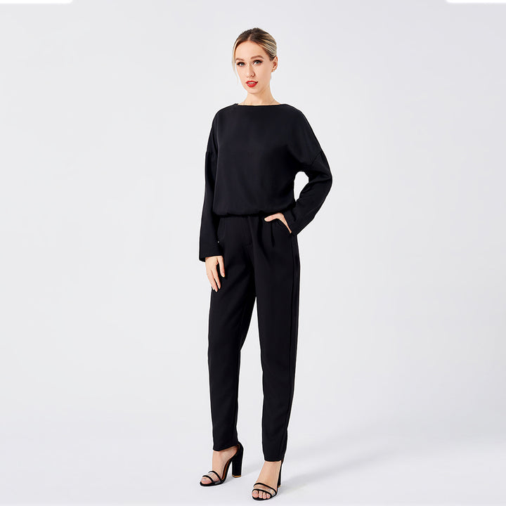 Sweater Two Piece Long Pants Set-Suits & Sets-Zishirts