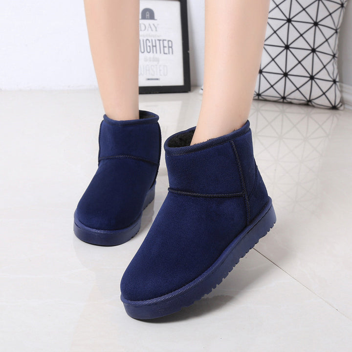 Snow Boots Winter Faux Fur Women Shoes-Womens Footwear-Zishirts