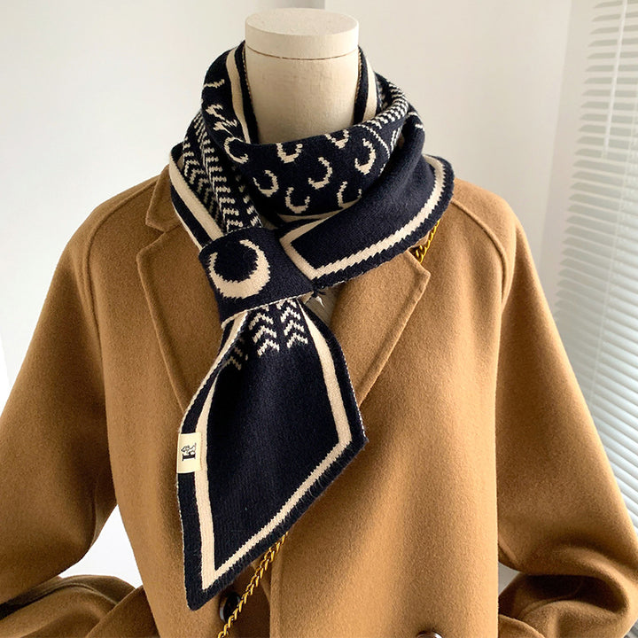 Fashionable Decorative Warm Student Neck Scarf Scarf-Scarves & Wraps-Zishirts