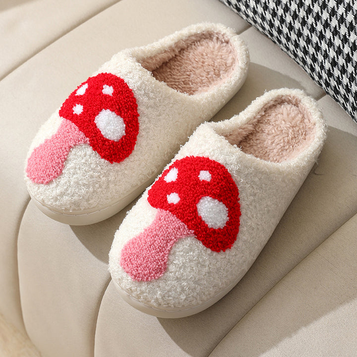 Winter Cute Cartoon Home Cotton Slippers-Womens Footwear-Zishirts