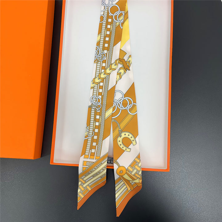 Women's Elegant Professional Duplex Printing Silk Scarf-Scarves & Wraps-Zishirts