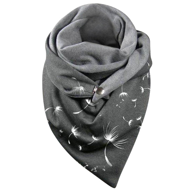 Women's Cotton Malaysia Warm Button Scarf-Scarves & Wraps-Zishirts