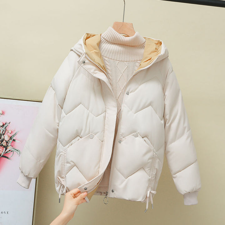 Women's Winter Loose Fashion Short Cotton Coat-Jackets-Zishirts