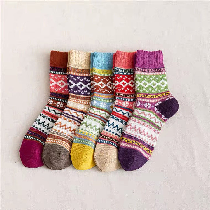 Women's Fashion Personalized Knitted Woolen Yarn Socks-Women's Outerwear 2023-Zishirts