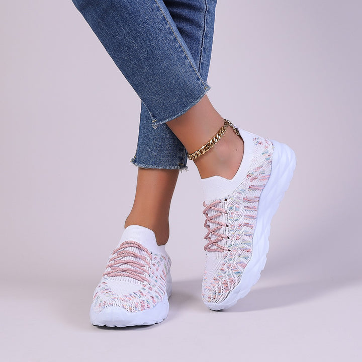 Summer New Fashion Sports And Leisure Flying Woven Large Size Women's Pumps-Womens Footwear-Zishirts