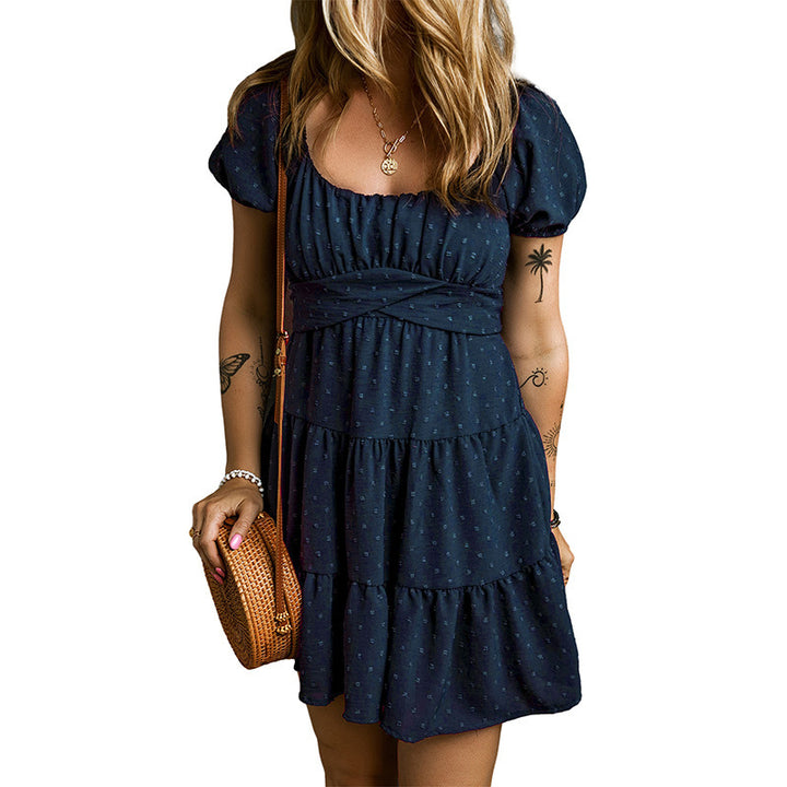 Spring New Pullover Dress Casual Style Waist Slimming-Lady Dresses-Zishirts