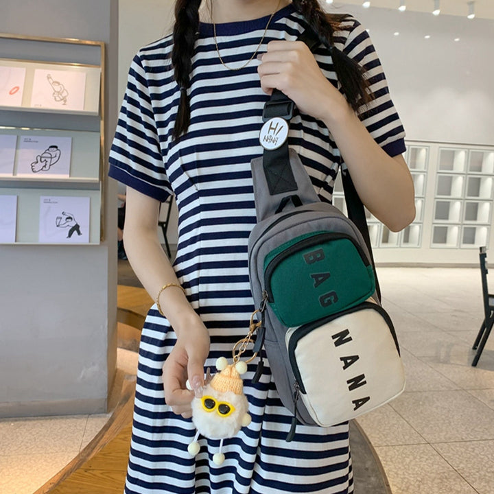 Casual Shoulder Chest Bag Personality Trend Mobile Phone Pocket Bag For Men And Women-Women's Bags-Zishirts
